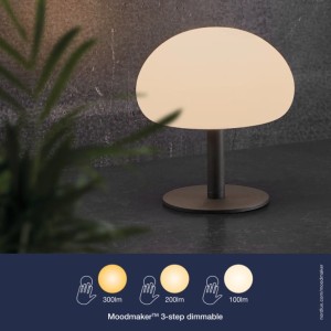 Lampa na baterie SPONGE Nordlux LED Biała na czarnym tle