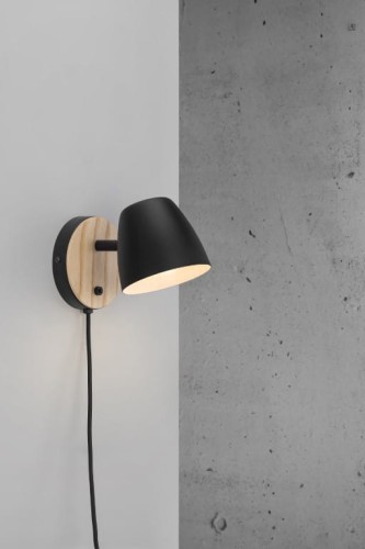 Lampa ścienna THEO 2112631003 Nordlux 1xGU10 35W Metal Czarny
