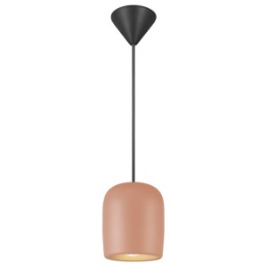 Lampa wisząca NOTTI Nordlux E27 metalowa w brązowym kolorze.
