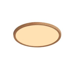 Lampa sufitowa OJA Nordlux 1xLED Tworzywo sztuczne Drewno, okrągła.