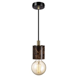 Lampa wisząca SIV Nordlux 1xE27 60W Marmur Brązowy.