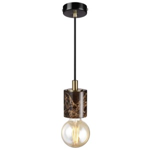 Lampa wisząca SIV Nordlux 1xE27 60W Marmur Brązowy.
