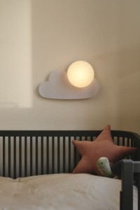 Lampa ścienna SKYKUCLOUD Nordlux 1xE14 25W w kształcie chmurki z tworzywa sztucznego biały.