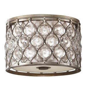 Lampa sufitowa plafon Lucia FE-LUCIA-F Elstead Lighting 2x60W Brązowy Metal
