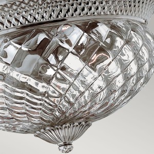 Lampa sufitowa plafon Plantation Elstead Lighting 3x60W Chrom Metal.