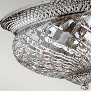 Lampa sufitowa plafon Plantation Elstead Lighting 3x60W Chrom Metal