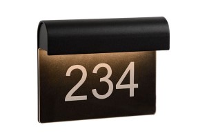 Kinkiet zewnętrzny LED Lucide Thesi 27881/06/30 IP54 1xLED Aluminium Czarny nr 234