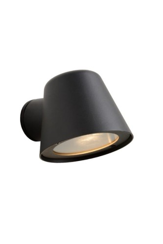 Lampa ścienna Nowoczesny kinkiet zewnętrzny Lucide Dingo 14881/05/30 IP44 1xGU10 Aluminium Szary