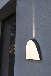 Kinkiet zewnętrzny LED Lutec Apollo 5188801118 IP54 1xLED Aluminium na ścianie
