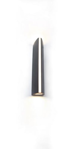 Lampa ścienna Kinkiet zewnętrzny LED Lutec Leo 5192701330 IP54 1xLED Aluminium Czarny