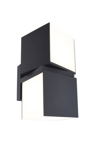 Lampa ścienna Kinkiet zewnętrzny LED Lutec Cuba 5193808118 IP54 1xLED Aluminium Szary