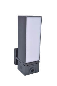 Kinkiet zewnętrzny LED Lutec Cuba Kamera 5193812118 IP44 Aluminium Szary.