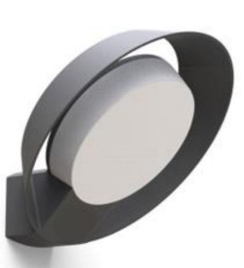 Kinkiet zewnętrzny LED Lutec Polo 5205701118 IP54 1xLED Aluminium Szary