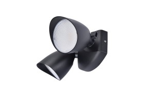 Lampa ścienna Kinkiet zewnętrzny LED Lutec Shrimp 7622221012 IP54 1xLED Aluminium Czarny