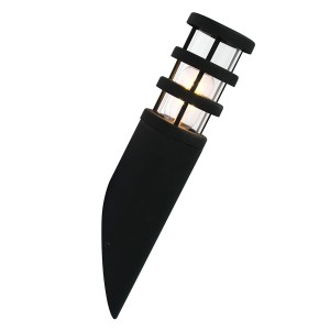 Lampa ścienna Nowoczesny kinkiet zewnętrzny Elstead Lighting Hornbaek HORNBAEK-W2 IP44 1xE27 Stal Czarny