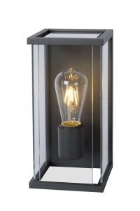 Lampa elewacyjna Lucide Claire-Led 27883/11/30 IP54 1xE27 Szkło Szary