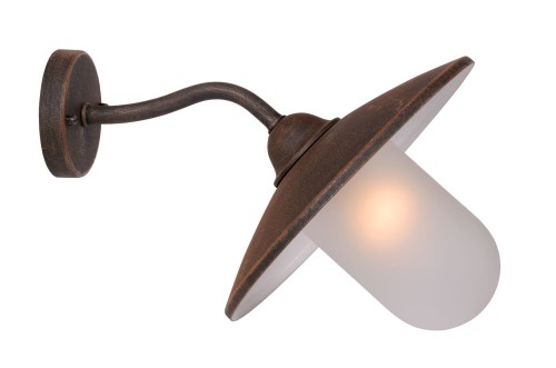 Lampa elewacyjna Lucide Aruba 11870/01/97 IP44 1xE27 Metal Brązowy