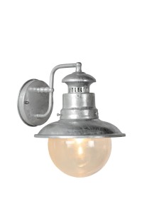 Lampa elewacyjna Lucide Figo 11811/01/06 IP44 1xE27 Aluminium Srebrny