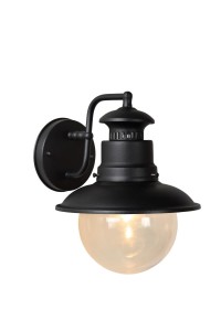 Lampa elewacyjna Lucide Figo 11811/01/30 IP44 1xE27 Aluminium Czarny