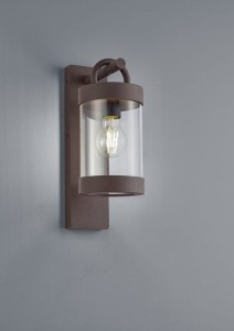 Lampa elewacyjna Trio Sambesi 204160124 IP44 1xE27 Aluminium Miedziany