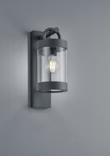 Lampa elewacyjna Trio Sambesi 204160142 IP44 1xE27 Aluminium Szary