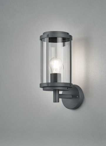 Lampa elewacyjna Trio Tanaro 202360142 IP44 1xE27 Aluminium Szary
