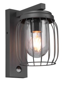 Lampa elewacyjna Trio Tuela 210869142 IP44 szara aluminium.
