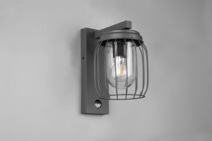 Lampa elewacyjna Trio Tuela 210869142 IP44 Aluminium Szary.