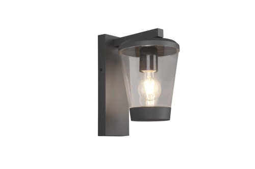 Lampa elewacyjna Trio Cavado 211060142 IP44 1xE27 Aluminium Szary