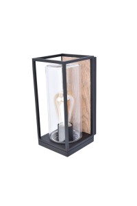 Lampa elewacyjna Lutec Flair 5288814012 IP44 1xE27 Aluminium Czarny.