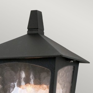 Kinkiet zewnętrzny Elstead Lighting York BL15-BLACK IP23 czarny aluminiowy.