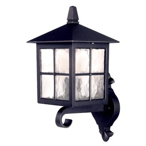 Lampa ścienna Kinkiet zewnętrzny Elstead Lighting Winchester BL17-BLACK IP44 1xE27 Aluminium Czarny