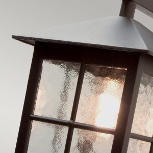 Kinkiet zewnętrzny Elstead Lighting Winchester BL19-BLACK IP43 1xE27 Aluminium Czarny.