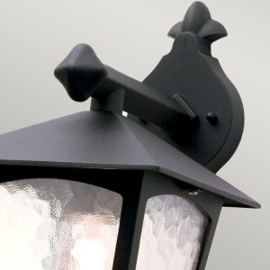Kinkiet zewnętrzny Elstead Lighting York BL2-BLACK IP43 1xE27 Aluminium Czarny