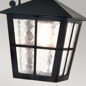 Kinkiet zewnętrzny Elstead Lighting Canterbury BL52M-BLACK IP43 1xE27 Aluminium Czarny.