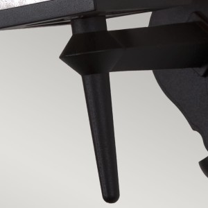 Kinkiet zewnętrzny Elstead Lighting York BL5-BLACK IP43 czarny detal montażu
