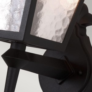 Zewnętrzny kinkiet Elstead Lighting York BL5-BLACK IP43 1xE27, czarny.