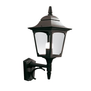 Lampa ścienna Kinkiet zewnętrzny Elstead Lighting Chapel CP1-BLACK IP44 1xE27 Aluminium Czarny