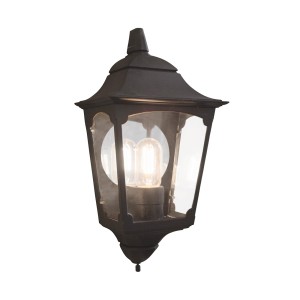 Kinkiet zewnętrzny Elstead Lighting Chapel CP7-2-BLACK IP44 czarny aluminiowy.