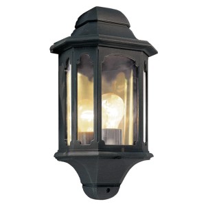 Lampa ścienna Kinkiet zewnętrzny Elstead Lighting Chapel CP7-BLACK IP44 1xE27 Aluminium Czarny