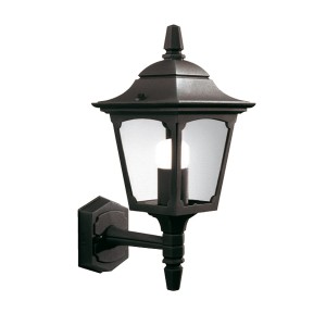 Kinkiet zewnętrzny Elstead Lighting Chapel CPM1-BLACK IP44 czarny.