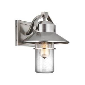 Nowoczesny kinkiet zewnętrzny Elstead Lighting Boynton FE-BOYNTON2-M IP44 1xE27 Tworzywo Stalowy.