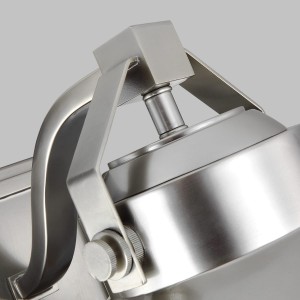 Nowoczesny kinkiet zewnętrzny Elstead Lighting Boynton FE-BOYNTON2-M IP44 w kolorze stalowym.