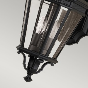 Kinkiet zewnętrzny Elstead Lighting Cotswold Lane FE-COTSLN2-M-BK IP44 2xE14 Aluminium Czarny.