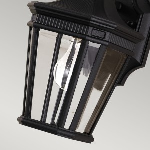 Kinkiet zewnętrzny Elstead Lighting Cotswold Lane FE-COTSLN2-S-BK IP44 czarny.