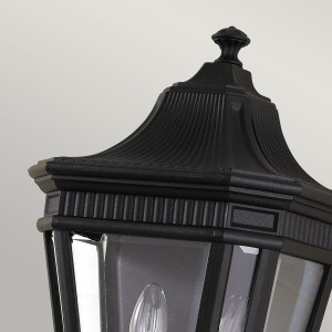 Kinkiet zewnętrzny Elstead Lighting Cotswold Lane FE-COTSLN7-BK IP44 2xE14 Aluminium Czarny.
