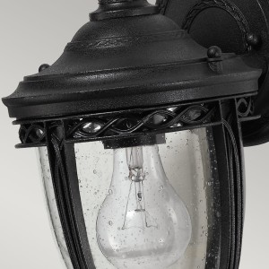 Kinkiet zewnętrzny Elstead Lighting English Bridle FE-EB2-S-BLK czarny IP44.