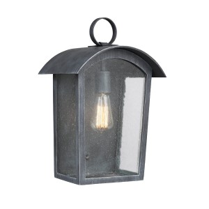 Lampa ścienna Kinkiet zewnętrzny Elstead Lighting Hodges FE-HODGES-L IP44 1xE27 Tworzywo Czarny