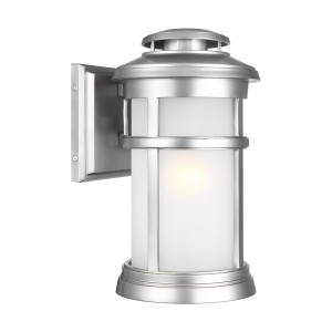 Lampa ścienna Kinkiet zewnętrzny Elstead Lighting Newport FE-NEWPORT-M-PBS IP44 1xE27 Tworzywo Stalowy