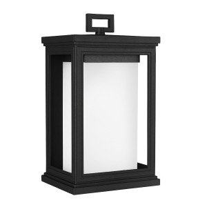 Kinkiet zewnętrzny Elstead Lighting Roscoe FE-ROSCOE-M IP44 Stal Czarny